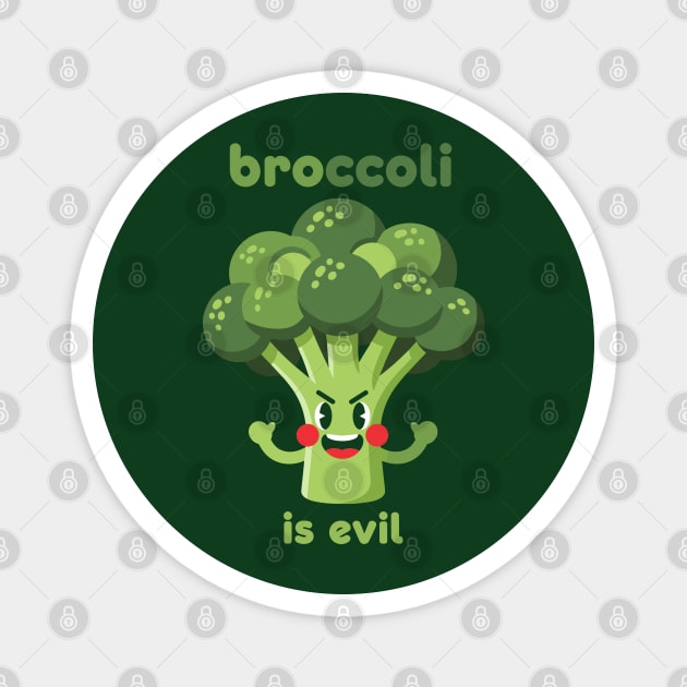 Broccoli is Evil Magnet by enrynz